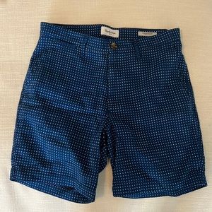 Blue Linen Men’s Shorts 7” inseam